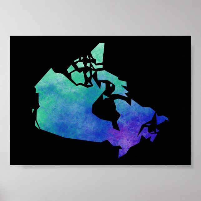 Map Canada Poster (Front)