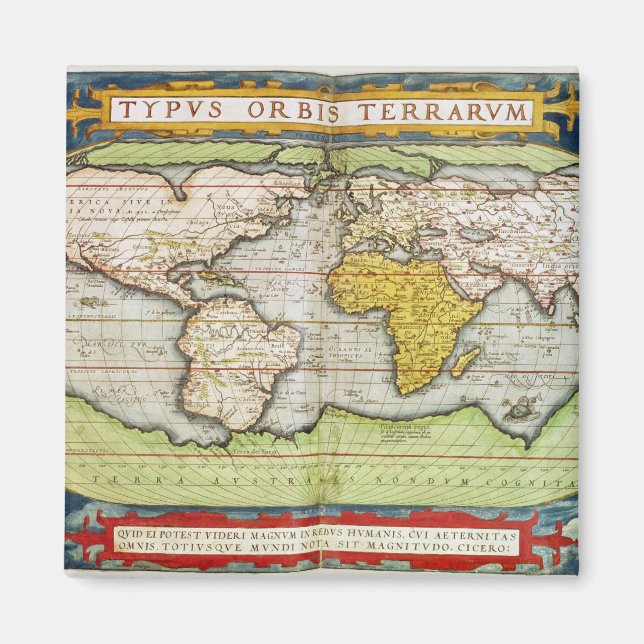 Map charting Sir Francis Drake's Magnet (Front)