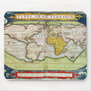 Map charting Sir Francis Drake's Mouse Mat