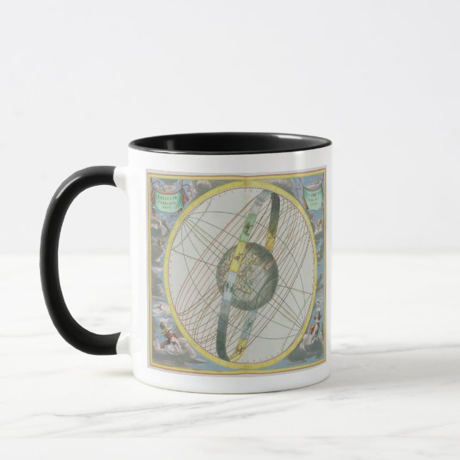 Map Charting the Orbit of the Moon around the Eart Mug (Left)