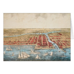 MAP: CHICAGO, c1857