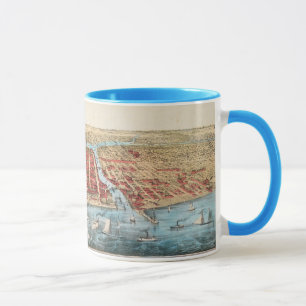 MAP: CHICAGO, c1857 Mug