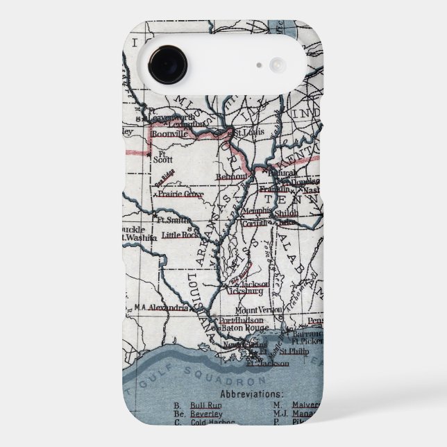 MAP: CIVIL WAR, 1861 Case-Mate SAMSUNG GALAXY CASE (Back)