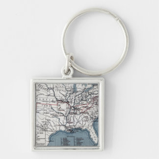 MAP: CIVIL WAR, 1861 KEY RING