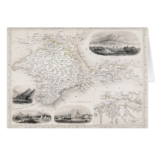 MAP: CRIMEA, c1855 (Front Horizontal)
