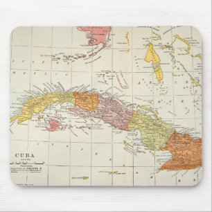 MAP: CUBA, 1900 MOUSE MAT