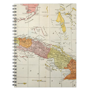 MAP: CUBA, 1900 NOTEBOOK