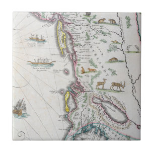 Map Depicting the East Coast Tile