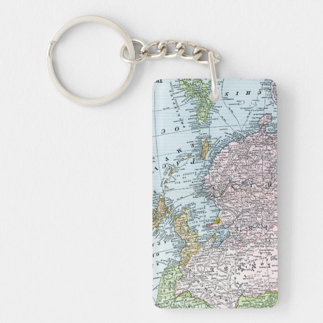 MAP: EAST ASIA, 1907 KEY RING (Front)
