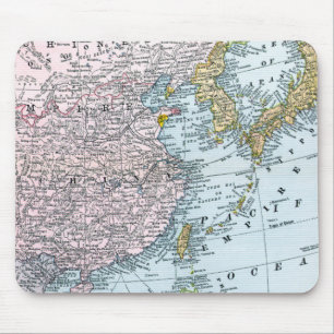 MAP: EAST ASIA, 1907 MOUSE MAT