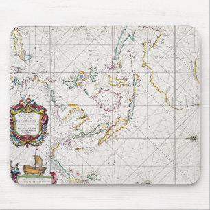 MAP: EAST INDIES, 1670 MOUSE MAT