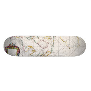 MAP: EAST INDIES, 1670 SKATEBOARD