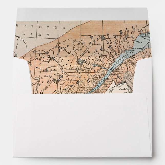 MAP: EASTERN CANADA ENVELOPE (Back (Bottom))