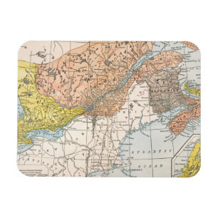 MAP: EASTERN CANADA MAGNET