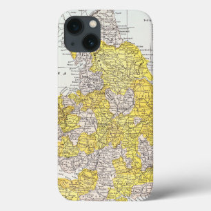 MAP: ENGLAND & WALES iPhone 13 CASE