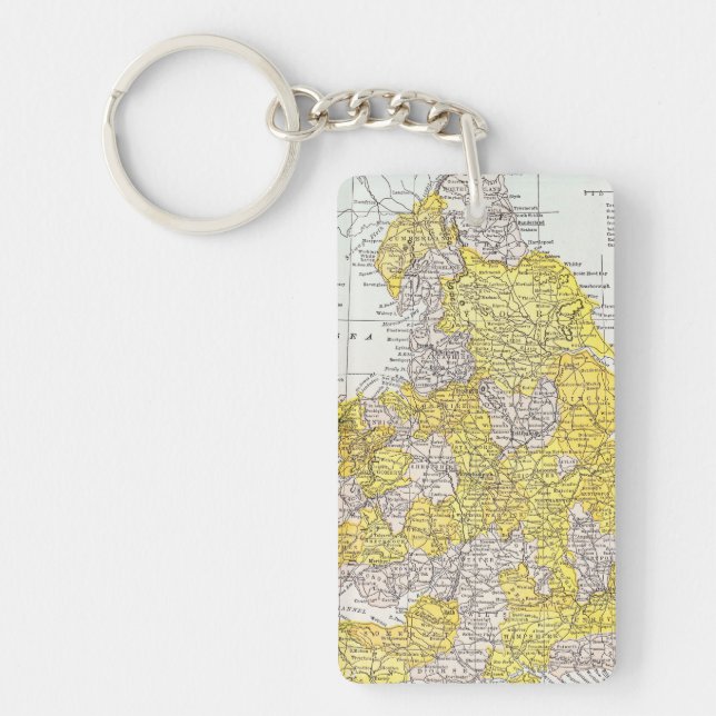 MAP: ENGLAND & WALES KEY RING (Front)