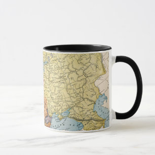 MAP: EUROPE, 1885 MUG