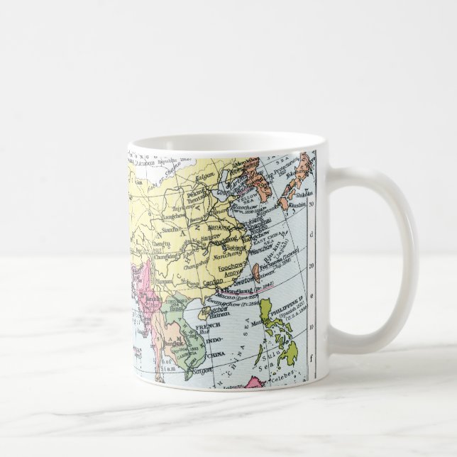 MAP: EUROPE IN ASIA COFFEE MUG (Right)