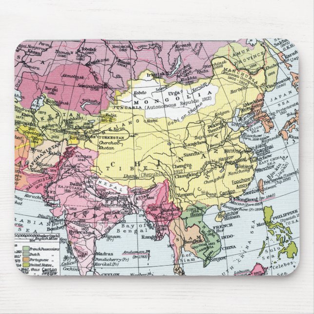 MAP: EUROPE IN ASIA MOUSE MAT (Front)