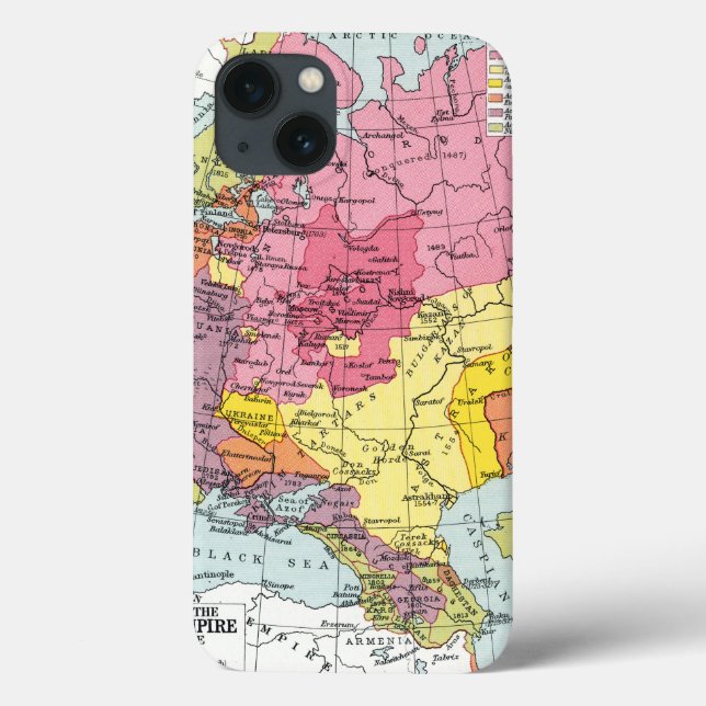 MAP: EXPANSION OF RUSSIA Case-Mate iPhone CASE (Back)