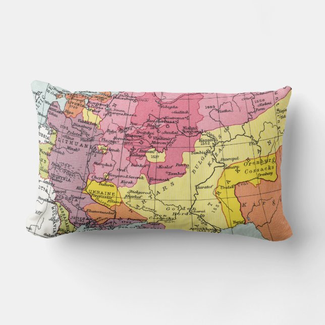 MAP: EXPANSION OF RUSSIA LUMBAR CUSHION (Front)