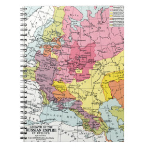 MAP: EXPANSION OF RUSSIA NOTEBOOK