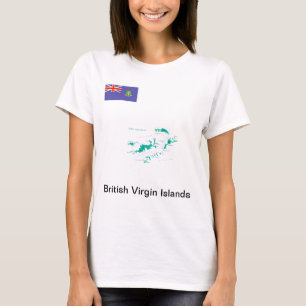 Map/FLAG British Virgin Islands T-Shirt