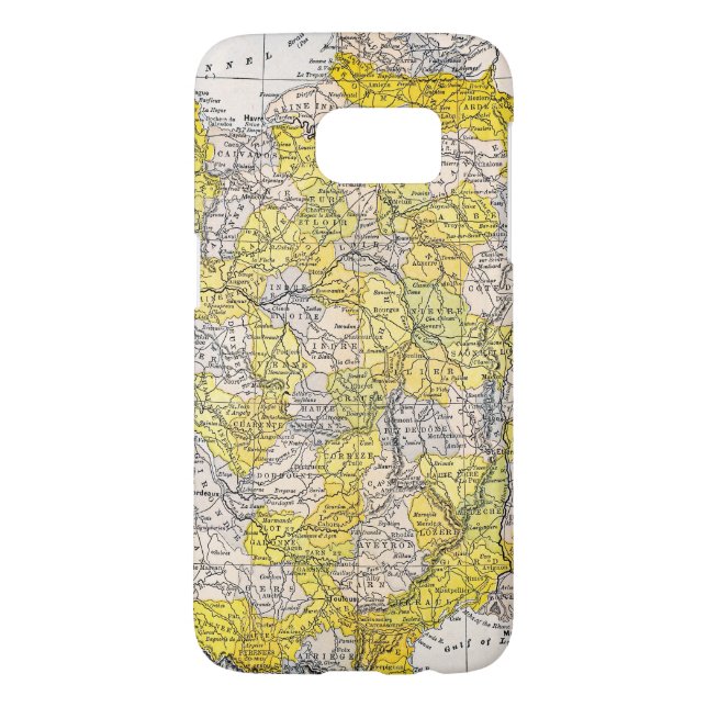 MAP: FRANCE Case-Mate SAMSUNG GALAXY CASE (Back)
