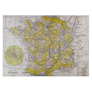 MAP: FRANCE CUTTING BOARD