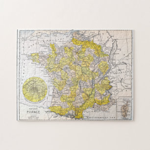 MAP: FRANCE JIGSAW PUZZLE