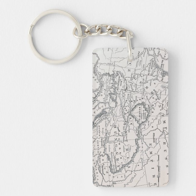 MAP: GERMANY AND AUSTRIA KEY RING (Front)