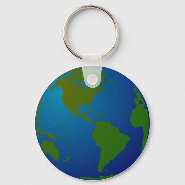 Map/Globe Key Ring (Front)