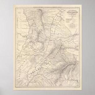 Map hist, Prov Missions, Jesuit institution Poster