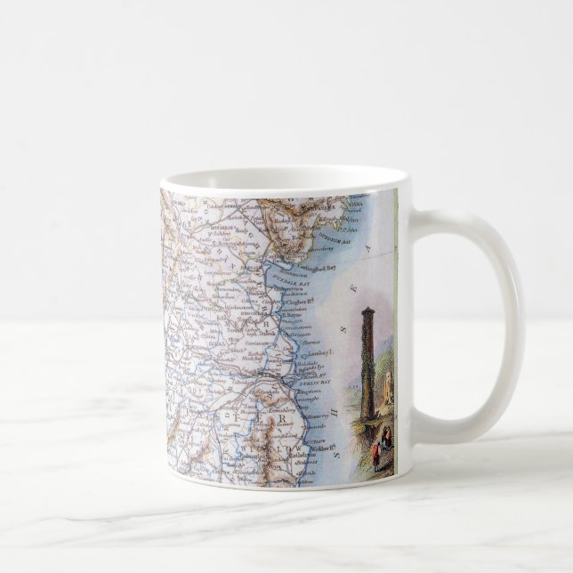 Map: Ireland, 1851 Coffee Mug (Right)