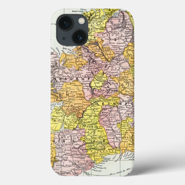 MAP: IRELAND, c1890 Case-Mate iPhone Case (Back)