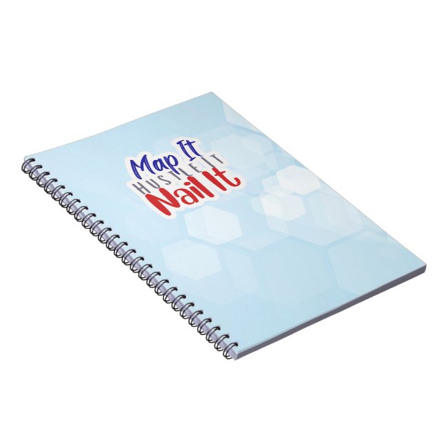 Map It Hustle It Nail It Notebook (Right Side)