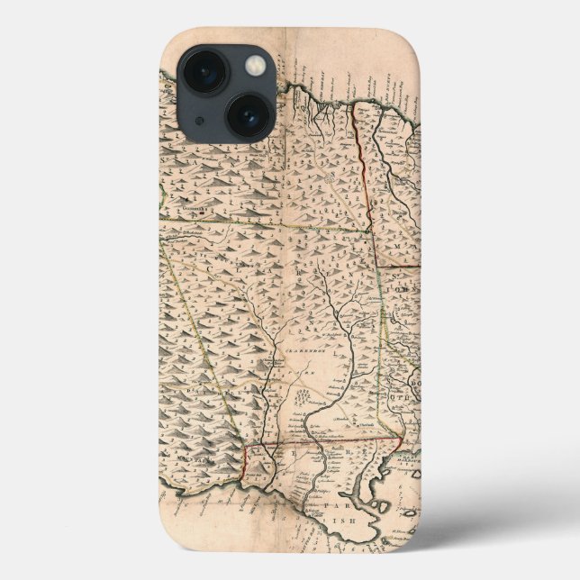 MAP: JAMAICA, 1755 2 Case-Mate iPhone CASE (Back)