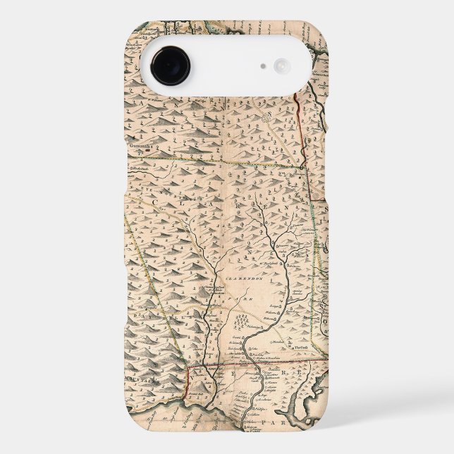 MAP: JAMAICA, 1755 2 Case-Mate SAMSUNG GALAXY CASE (Back)