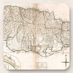 MAP: JAMAICA, 1755 2 COASTER