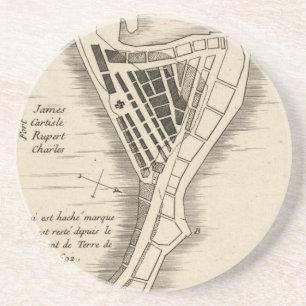 MAP: JAMAICA, 1755 COASTER