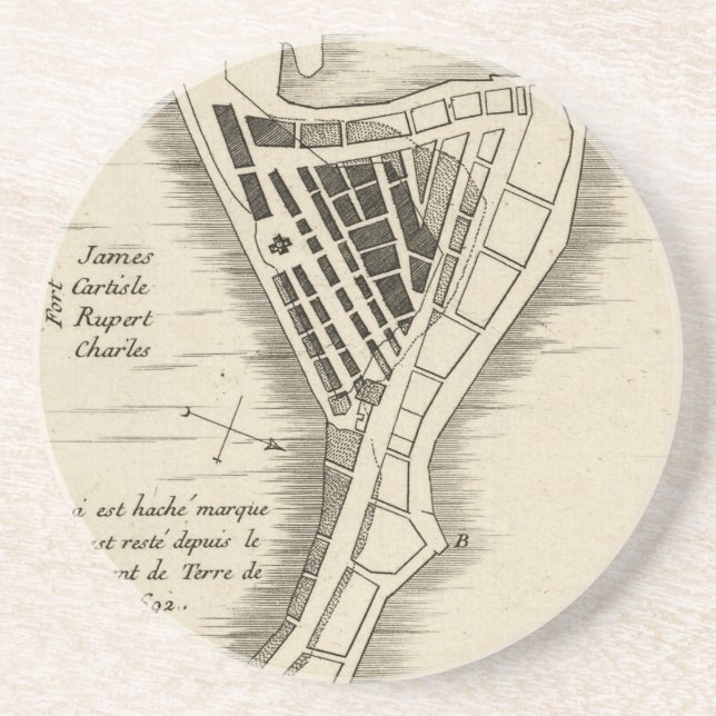 MAP: JAMAICA, 1755 COASTER (Front)