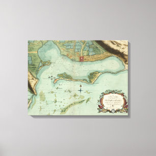 MAP: JAMAICA, 1756 CANVAS PRINT