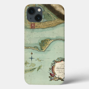 MAP: JAMAICA, 1756 iPhone 13 CASE