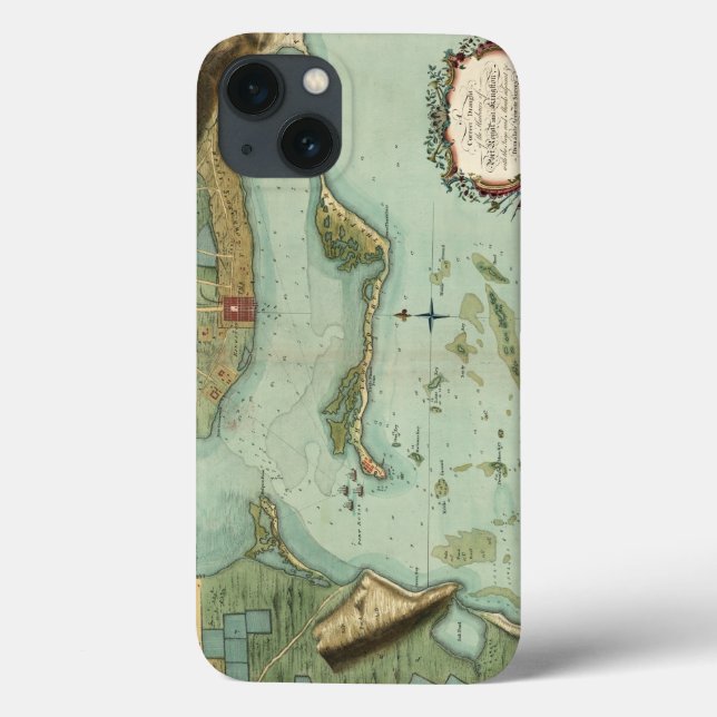 MAP: JAMAICA, 1756 Case-Mate iPhone CASE (Back)