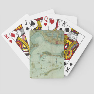 MAP: JAMAICA, 1756 PLAYING CARDS