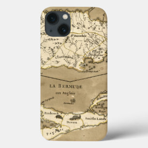 MAP: JAMAICA, 1767 iPhone 13 CASE