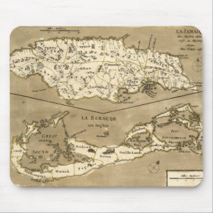 MAP: JAMAICA, 1767 MOUSE MAT
