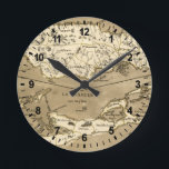 MAP: JAMAICA, 1767 ROUND CLOCK<br><div class="desc">French map of the islands of Jamaica and Bermuda,  published 1767.</div>