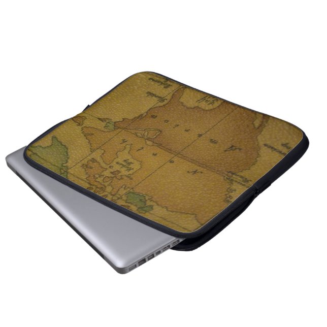 Map Laptop Case (Front Bottom)