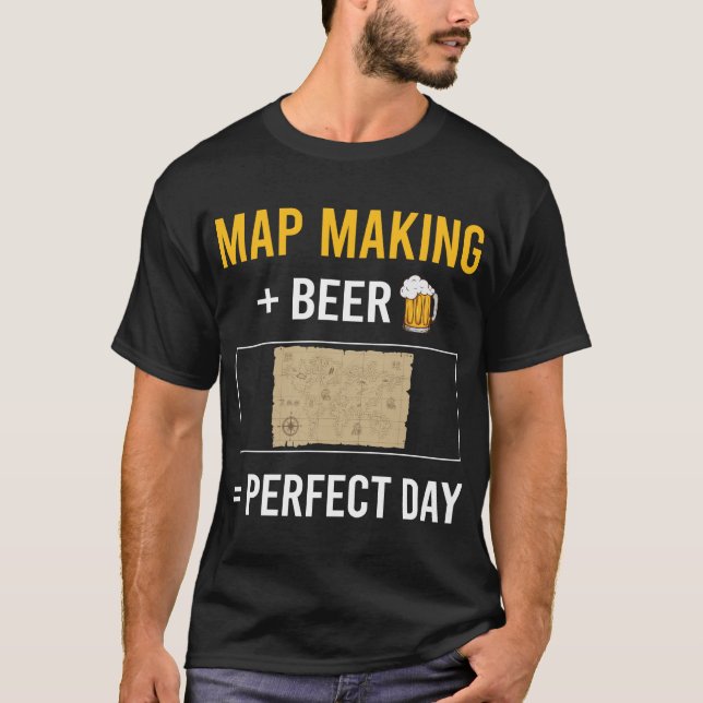 Map Making Mapmaking Cartography Cartographer T-Shirt (Front)